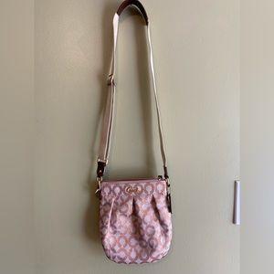 Coach gold crossbody - gently used
